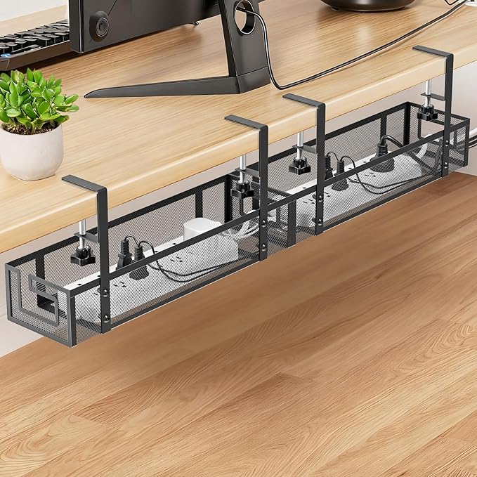 Under Desk Cable Management Tray by GZOKMOG