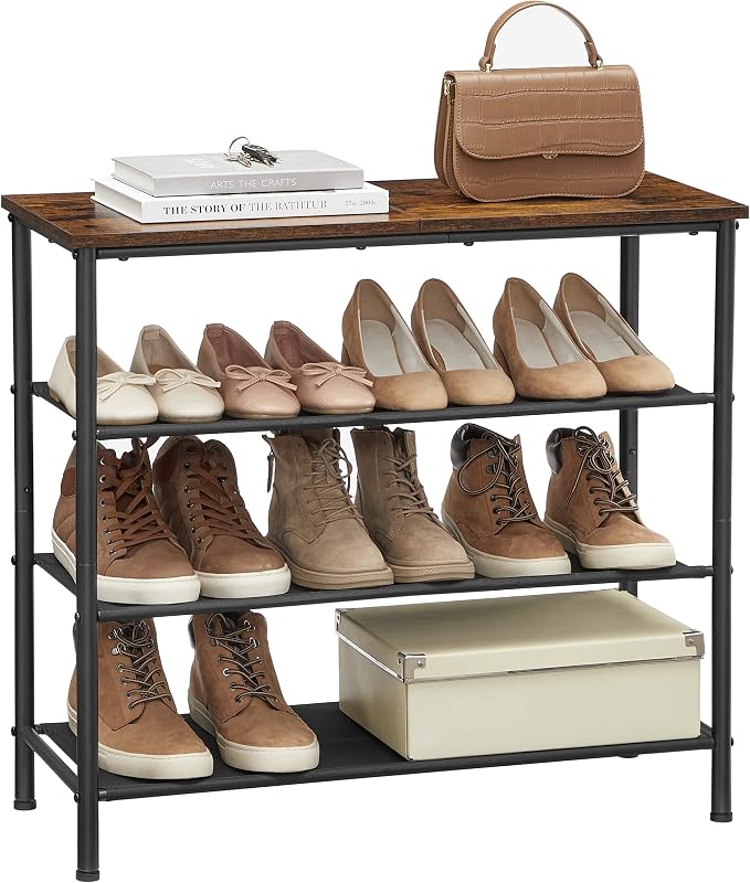 VASAGLE Shoe Rack, 4-Tier Shoe Storage Organizer - Image 9