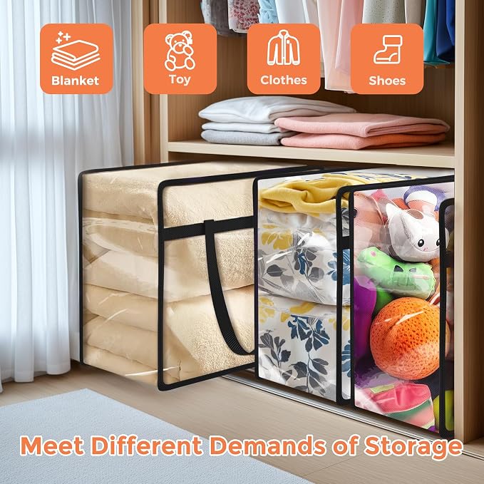 Budding Joy Clear Zippered Storage Bags - Image 4