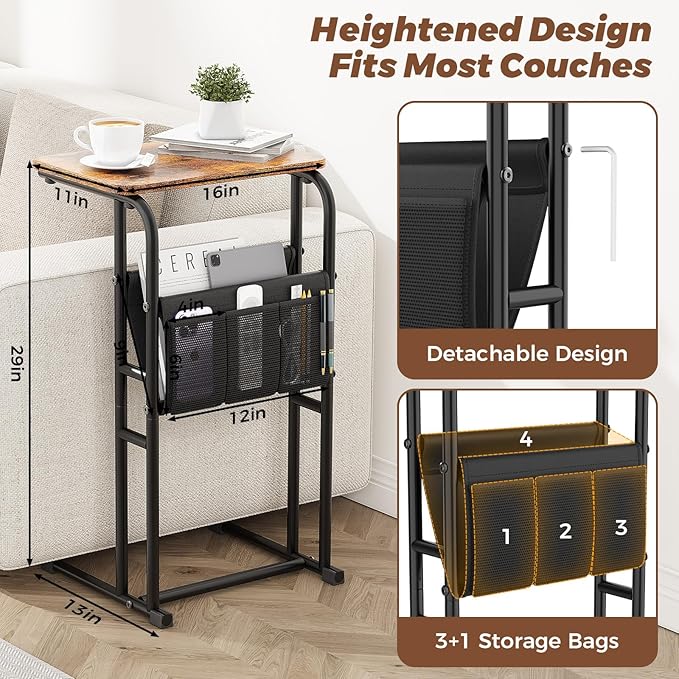 Olldide C-Shaped End Table - Image 2
