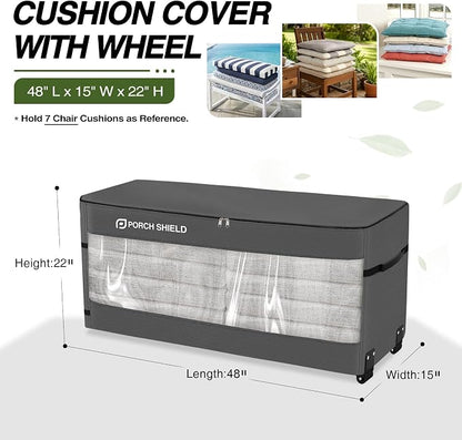 Porch Shield Rolling Cushion Storage Bag - Image 2