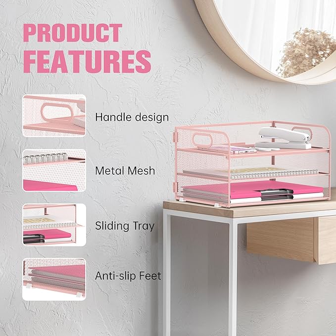 DALTACK 3 Tier Paper Organizer - Image 4