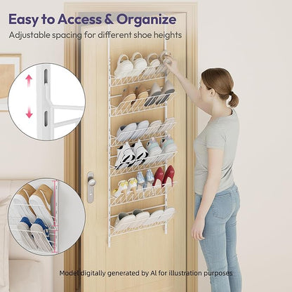 SWTYMIKI Over the Door Shoe Organizer - Image 4