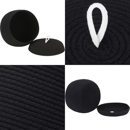 Sea Team Round Cotton Rope Storage Basket - Image 4