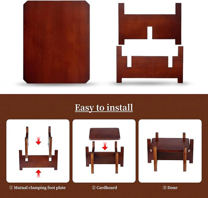 Drink Dispenser with Acacia Wood Stand and Lid, 2 Gallon Glass Beverage - Image 5