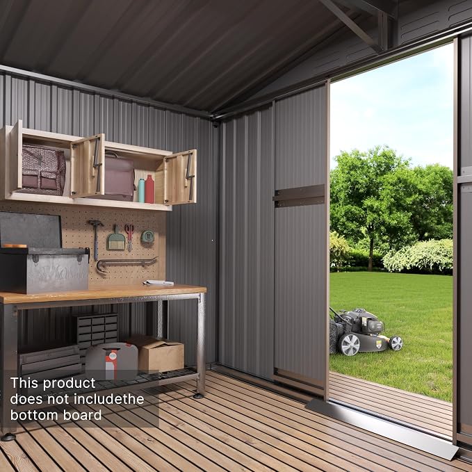 Gotland 8FT x 6FT Sheds & Outdoor Storage, Metal Shed - Image 6