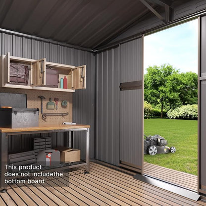 Gotland 8FT x 6FT Sheds & Outdoor Storage, Metal Shed - Image 6