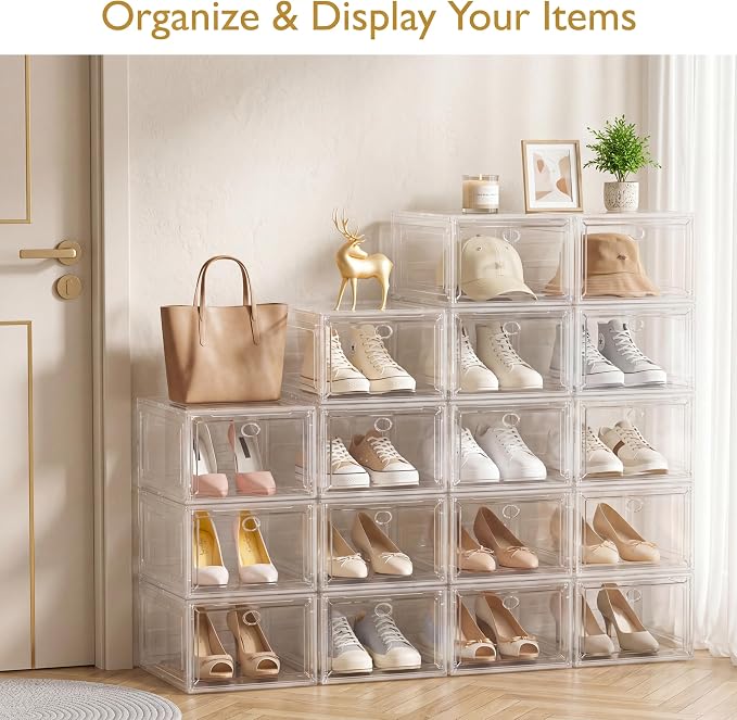 7 code Shoe Organizer, Collapsible Closet Storage Rack - Image 9