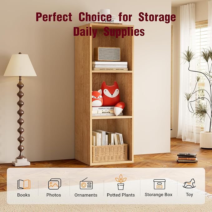 Book Shelf, Wooden Cube Storage Organizer - Image 6