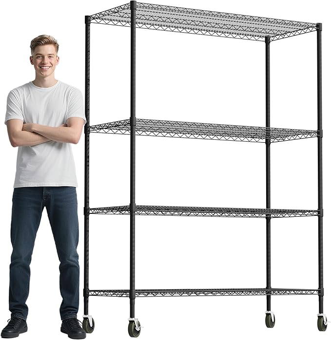 Whitmor 4 Tier Storage Shelves by Whitmor