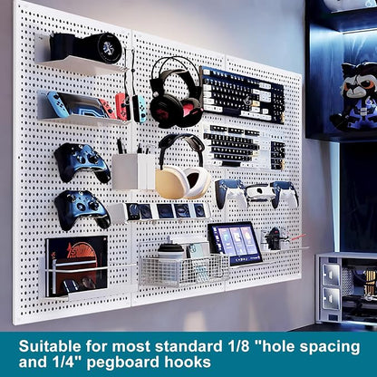 Pegboard Rack Garage Storage, Steel Pegboard Heavy Duty- 3 Pack 16-Inch X - Image 3