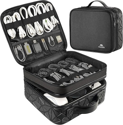 MATEIN Cable Organizer Bag, Travel Electronic Storage Cord Organizer Box | Tech by MATEIN