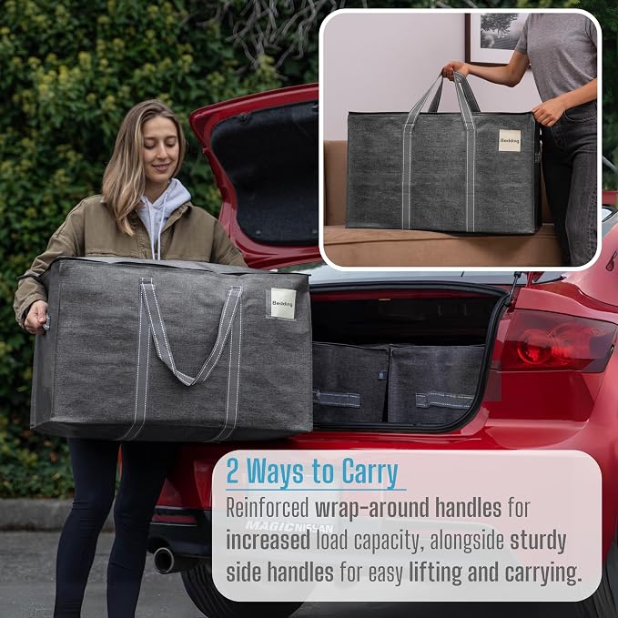 VENO 8 Pack Moving Bags and Large Christmas Storage Bins - Image 7