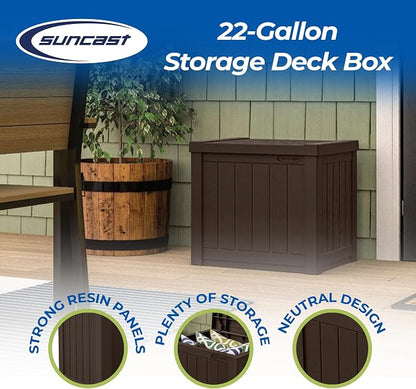 Suncast Small Outdoor Storage Box - Image 2