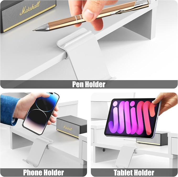 Simple Houseware Desk Dual Monitor Stand Riser - Image 4