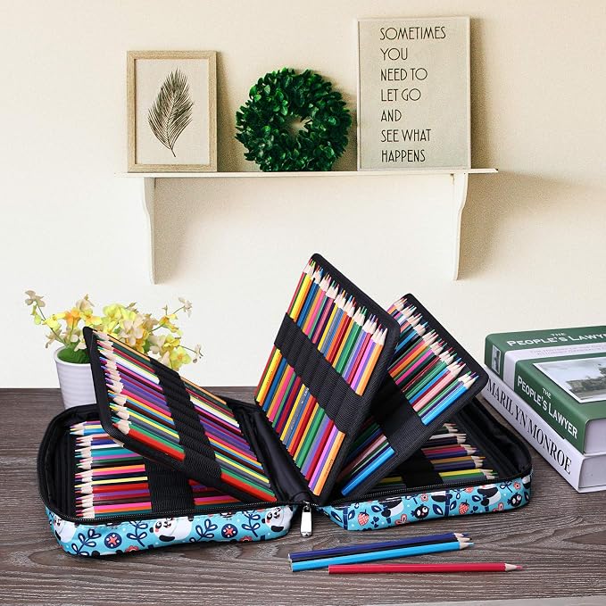 JAKAGO 220 Slots Colored Pencil Case Large Capacity Pen Holder - Image 7