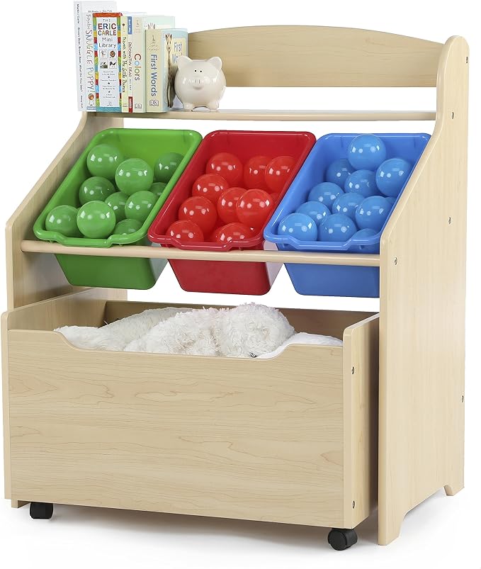 Humble Crew Kids' Store-All Unit, Natural Finish - Image 7