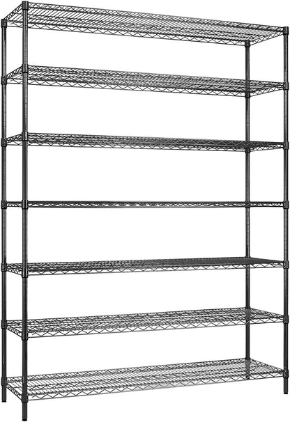Finnhomy 4200LBS 7-Tier Wire Shelving Unit Adjustable Steel Wire Rack, Pantry by Finnhomy