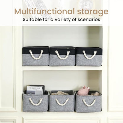 13.8x9.8x6.7 Inch Fabric Small Storage Bins - Image 6