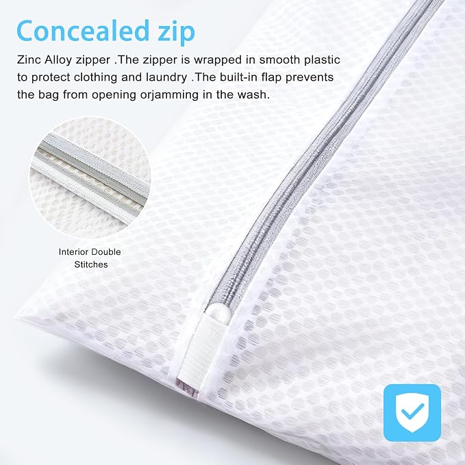 PrettyCare 3 Medium Mesh Laundry Bags - Image 4