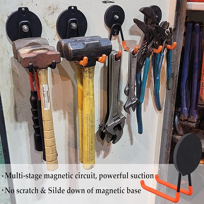 ULIBERMAGNET Strong Magnetic Hooks, Large Magnet - Image 4