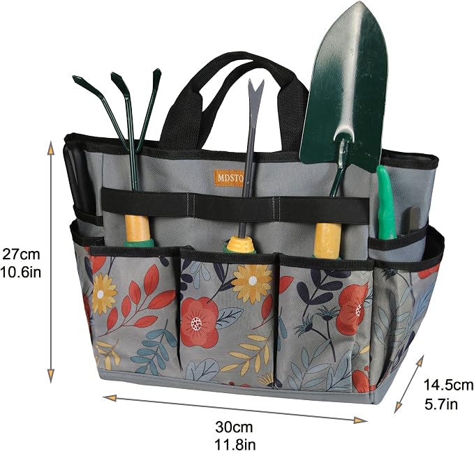 MDSTOP Garden Tool Bag, Garden Tool Kit Holder Home Organizer Storage Carrier - Image 2