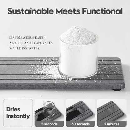 2PCS Diatomite Quick Stone Drying Tray Mat - Image 6