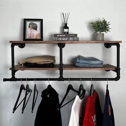 Industrial Pipe Clothing Rack - Image 8