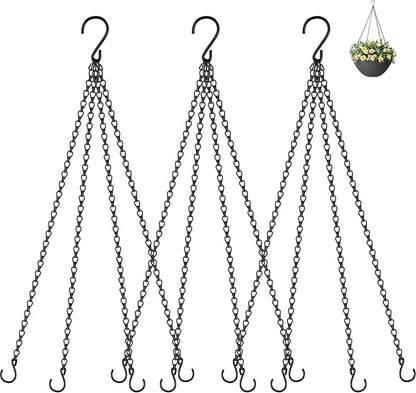 garini 3 Pack, 23 Inch Hanging Baskets Chain, Hanging Chains by garini