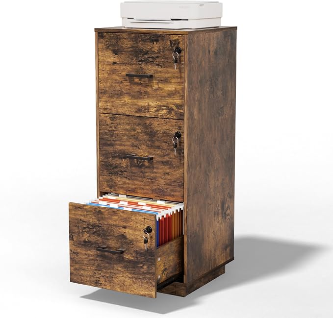 VINGLI 3 Drawer File Cabinet by VINGLI