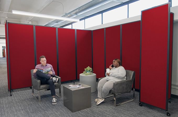 Versare Room Divider 360 Portable Wall Partition | Folding Panels | Large - Image 2
