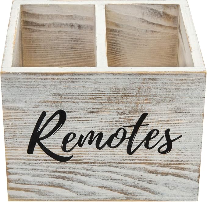 MyGift Remote Control Holder, TV Remote Holder, Wood Remote Caddy - Image 7