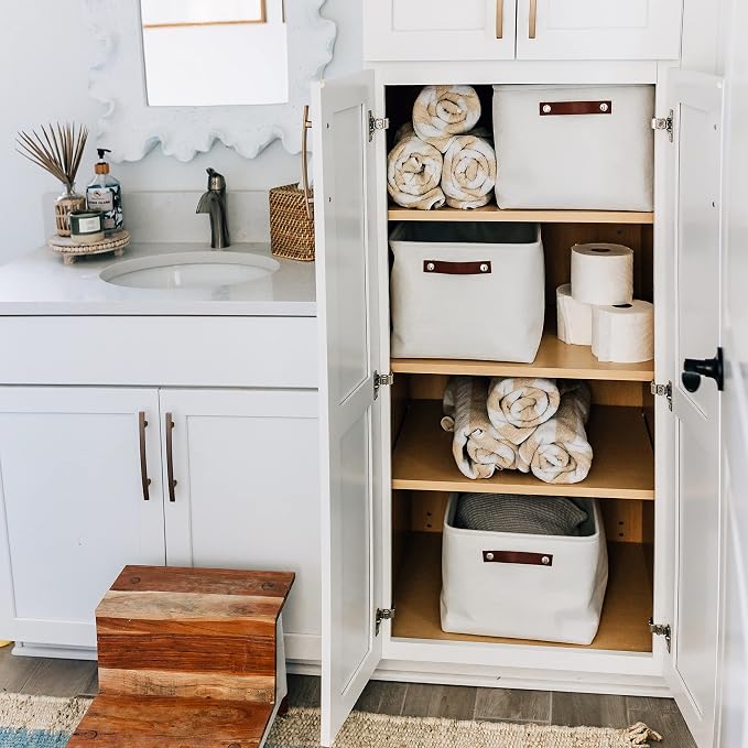 OrganiHaus Extra Large Fabric Storage Baskets - Image 6