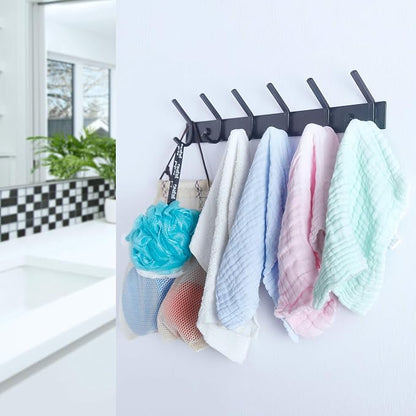 WEBI Coat Rack Wall Mounted, 5 Coat Hooks - Image 4