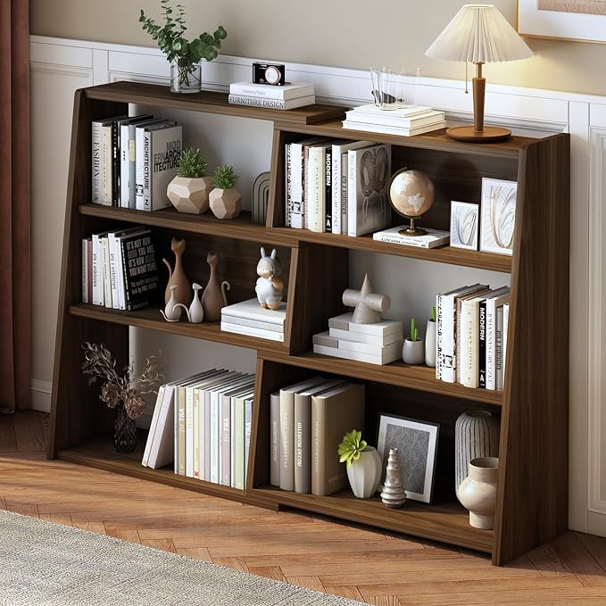 IOTXY Wooden Extendable Shelf Bookcase by IOTXY