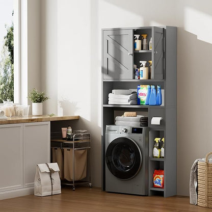 Farmhouse Storage Cabinet Over Toilet - Image 5