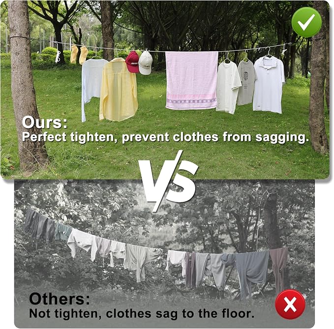 Retractable Travel Clothesline, Portable Clothes Line - Image 3