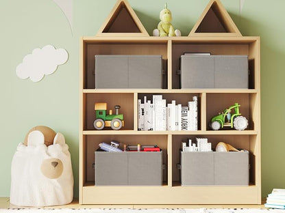 3 Pack Fabric Storage Bins for Shelves | 16.25x12x10in Closet Storage Baskets | - Image 7