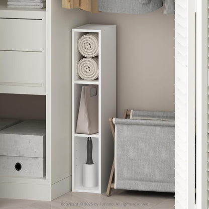 Furinno Reed 3-Tier Closet Organizers and Storage, Closet Organizer, Open Shelf by Furinno-FitsYourSpaceFitsYourBudget