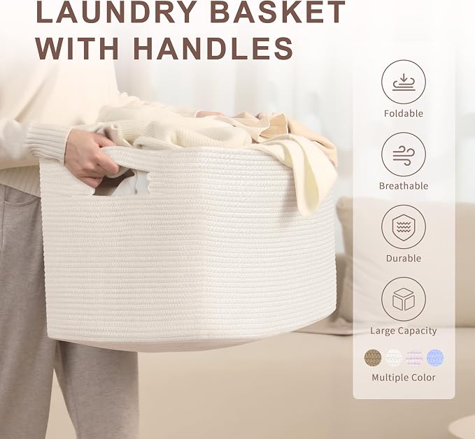86L Large Baby Girls Laundry Basket - Image 4