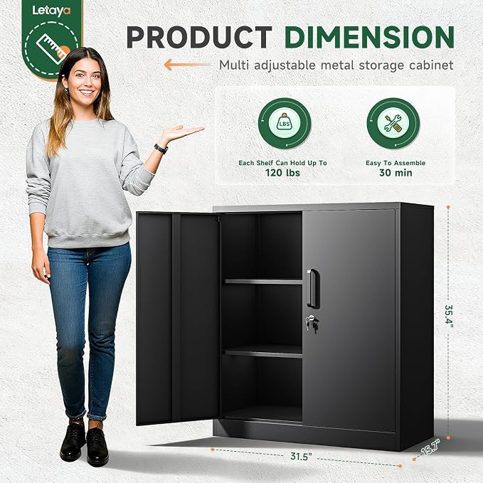 Letaya Metal Storage Cabinets - Image 3