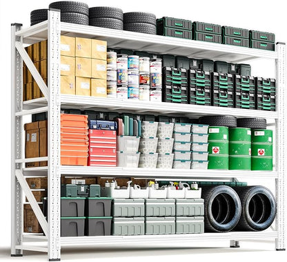 Letaya 6000LBS Storage Shelves Heavy Duty, 4 Tier Adjustable Utility Rack Shelf by LetayaMetalCabinets