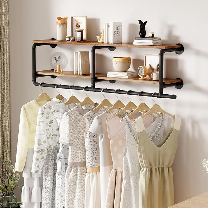 ORSENIGO Industrial Pipe Clothing Rack by ORSENIGO