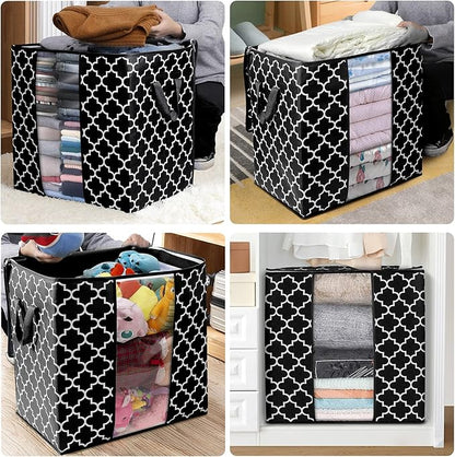 WISELIFE Storage Bags Large Blanket Clothes Organization and Storage Containers - Image 6