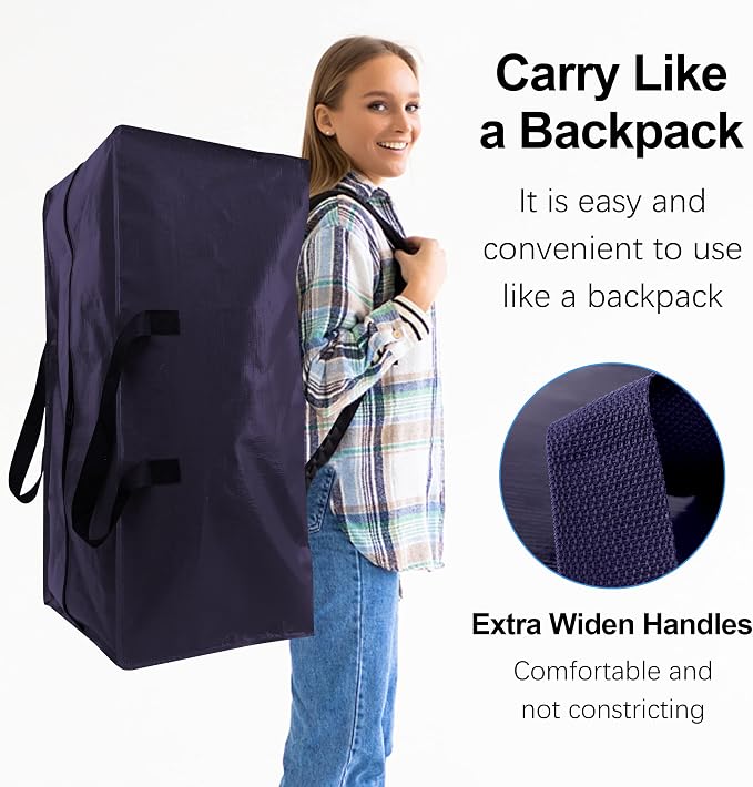 Heavy Duty Extra Large Moving Bags W/Backpack Straps - Image 4