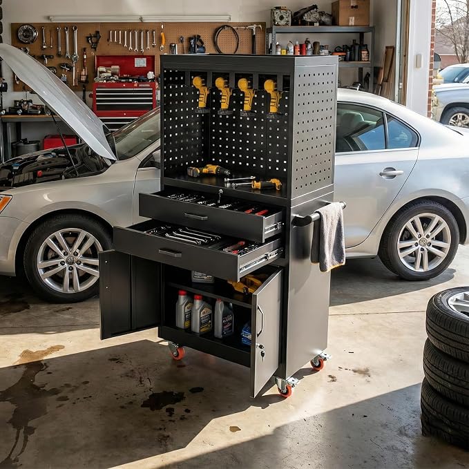 Professional Mobile Tool Cart - Image 6