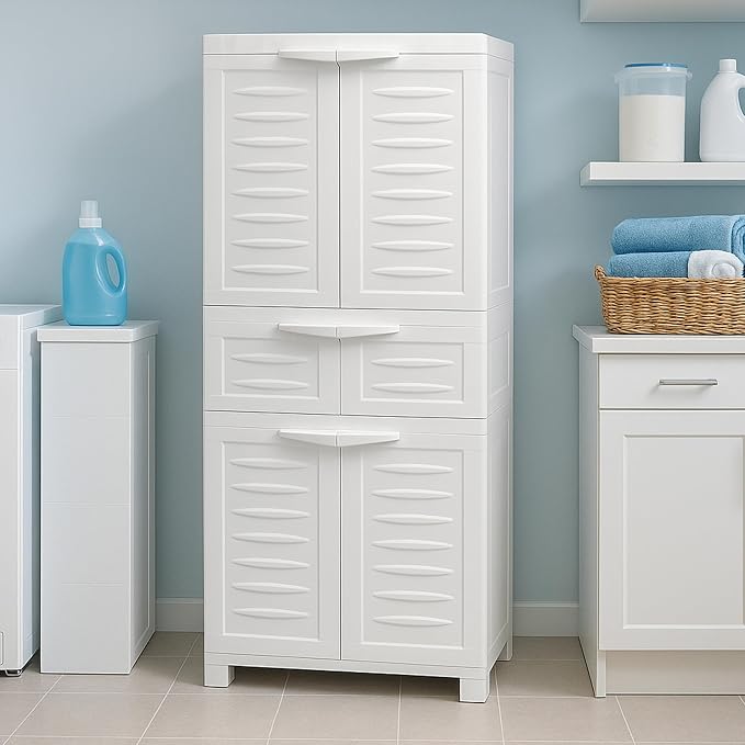 Sunnydaze 57" Garage Storage Cabinet - Image 9
