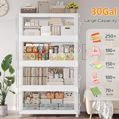 600QT Extra Large Stackable Storage Bins - Image 5