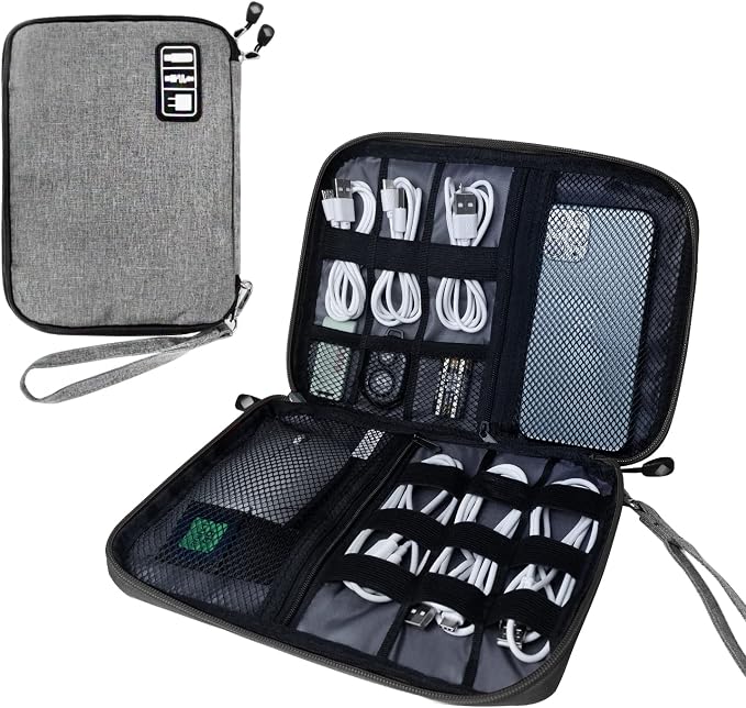 Lcsmaokin Electronics Travel Organizer, Portable Waterproof Electronic Travel by Lcsmaokin