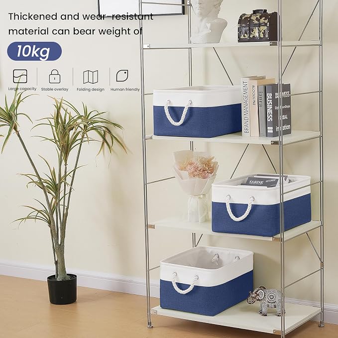 15.7x11.8x8.26 Inch Fabric Large Storage Bins - Image 4
